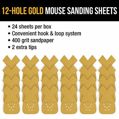 Mouse Sander Sanding Sheets Pad Fit Black & Decker Palm Sandpaper