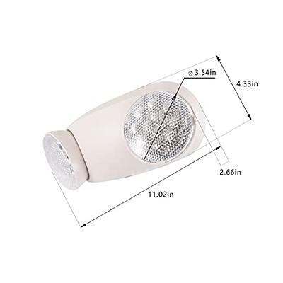 OTYTY Emergency Lights for Home Power Failure, LED Emergency Lights with Battery Backup, 2 Adjustable Heads Lamp