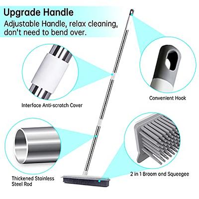 EJG Magic Pet Hair Remover, Rubber Broom & Squeegee & Mop, for Carpet Floor  Cleaning, with Microfiber Dust Mop, Extendable, Silicone Bristles Long  Handle Sweeper Household Hardwood Tiles Window - Yahoo Shopping