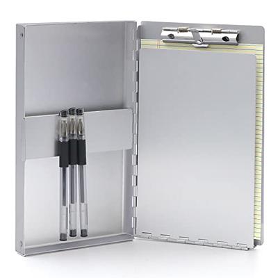Small Aluminum Clipboard with Storage(Memo Size), Recycled Metal Snapak  Form Holder Binder with Insided SerratedClip Posse Box, Perfect for Truck  Driver, Fits Paper Size up to 5.5 x 9.5 inch - Yahoo Shopping