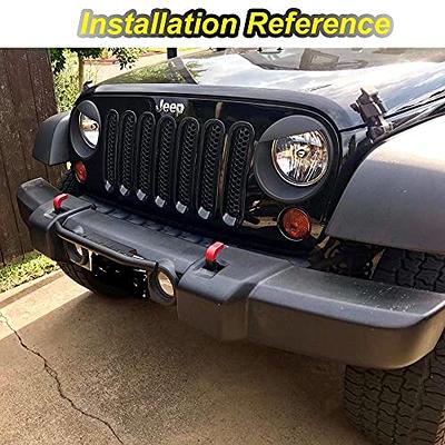 DaSen Front Bumper 6x12 inch Universal License Plate Holder Mounting Bracket  Compatible with Off-Road LED Light Pod Compatible with Most ATV Jeep Truck  Pickup - Yahoo Shopping