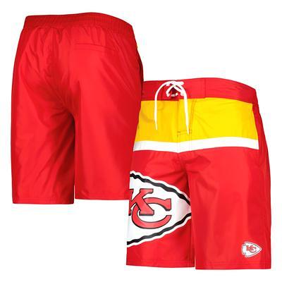 Kansas City Chiefs Tommy Bahama Naples Layered Leaves Swim Trunks - Red