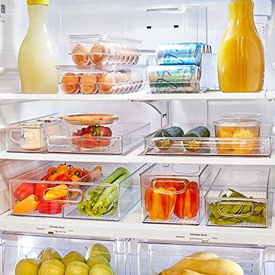 Expandable Fridge Storage Box Refrigerator Organizer Food Eggs