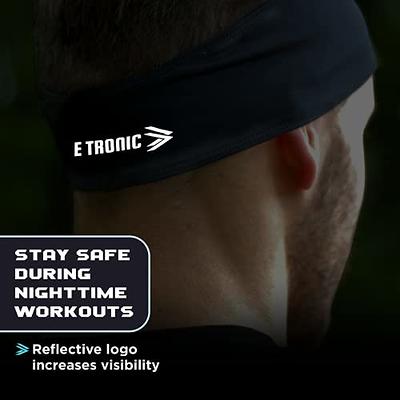 E Tronic Edge Running Headbands for Men, Women, Boys and Girls, Sports  Sweatbands for Basketball, Yoga, Exercise, Workout, Quick Drying and  Non-Slip