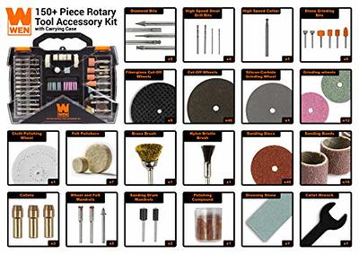 WEN 230282A 282-Piece Rotary Tool Accessory Kit with Carrying Case