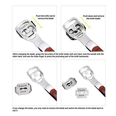 Foot Callus Shaver & Scraper Remover - Callous Removers for Feet Razor  Tools with 10 Blades - Professional Pedicure Knife for Heel Hand Skin Care  