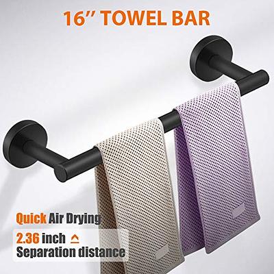 Bathroom Hardware Set Adjustable Expandable Towel Bar Stainless Steel  5-piece Bathroom Accessory Set Robe Hook Toilet Paper Holder Towel Bar -  Yahoo Shopping