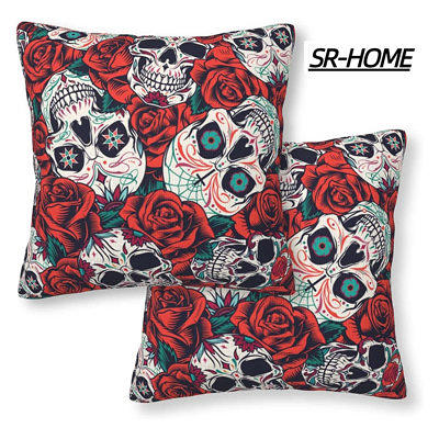 SR-HOME Decorative Lumbar Throw Pillow Covers, Sofa Thick Cushion