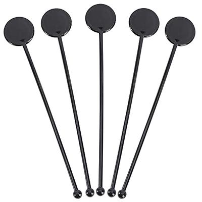 10pcs Swizzle Sticks Metal - Stainless Steel Mixing Cocktail Coffee Stirrers  For Wine Juice 7.5 Inc