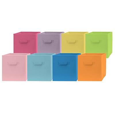 Cloth Storage Bins Cubes Box Baskets Containers with Plastic