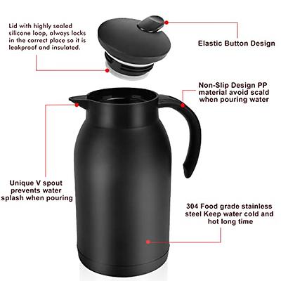 Thermal Vacuum Insulated Coffee Carafe Black