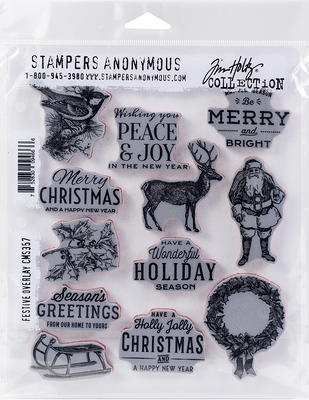 Tim Holtz Cling Stamps 7 x 8.5 - Inventor 1