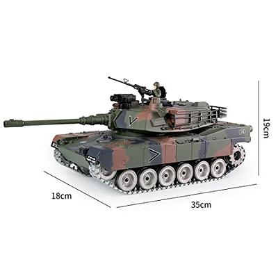 GOODEASE 1/18 2.4G American Infrared Panzer Tank Remote Control, WW2 RC  Main Battle Tank Model, Metal Track Military Armored Fighting Vehicle Toys  for Kids - Yahoo Shopping