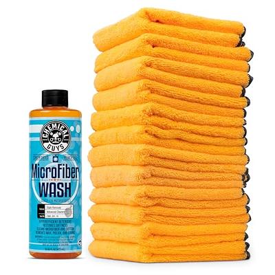 Chemical Guys Work Horse Microfibre Professional Towel, 16 x 16-in, Blue,  3-pk