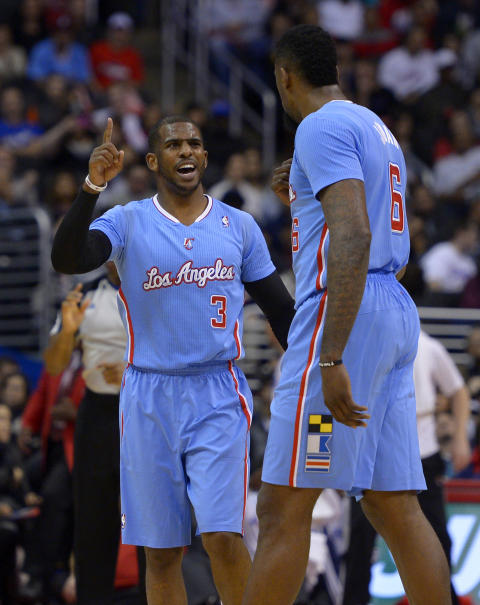 CP3 now has many more reasons to be upset at DeAndre Jordan. (AP Photo/Mark J. Terrill)