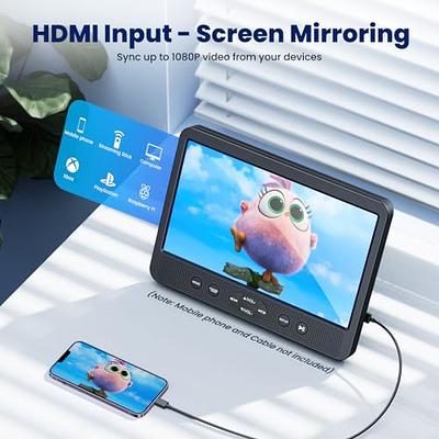 Portable DVD Player for Car with 1080P HDMI Input, FELEMAN