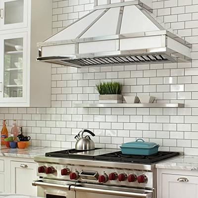 Range Hood Insert 30 Inch, 600 CFM Built-in Kitchen Hood with 3 Speeds