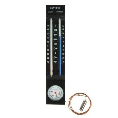 Cooper-Atkins 212-150-8 12 Dial Indoor / Outdoor Wall Thermometer with  Hygrometer