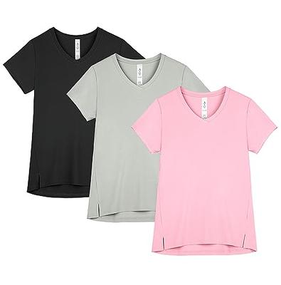 Buy icyzone Long Sleeve Workout Shirts for Women - 3 Pack