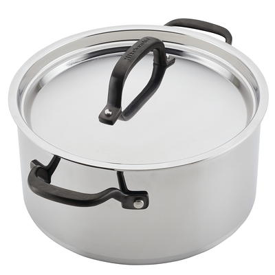 OXO Mira Tri-Ply Stainless Steel 5qt Stock Pot with Lid