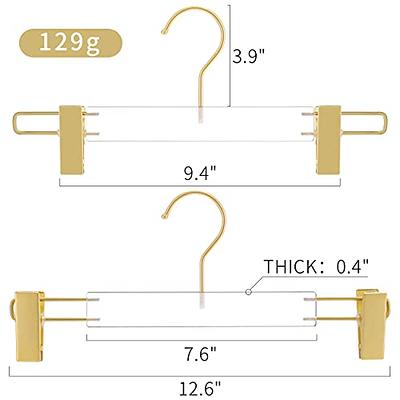  Besser 15Pack Acrylic Hangers with Gold,Acrylic Clear