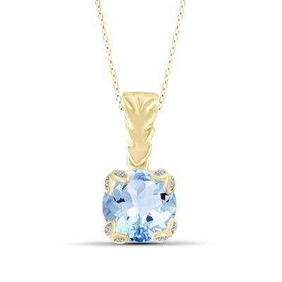 JewelersClub Sky Blue Topaz Gemstone Necklace for Women & Girls