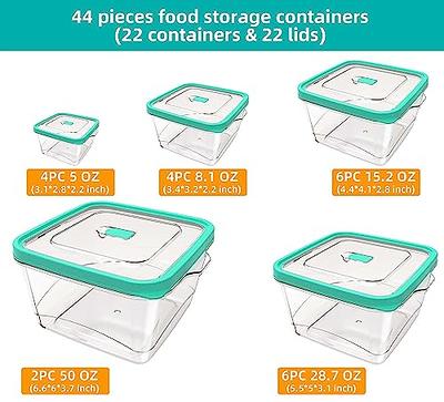 2pc Food Storage Container Meal Prep Takeout Tray Microwavable BPA Free Reusable, Blue