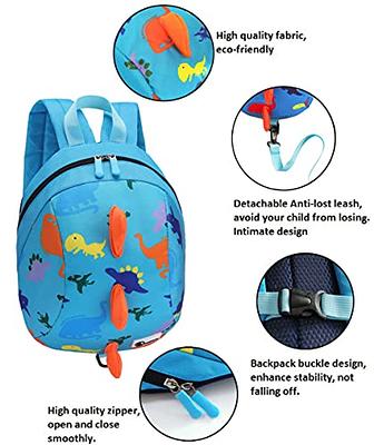 DB Dinosaur Toddler Mini Backpack with Leash,Children Kids Baby Harness Bookbag