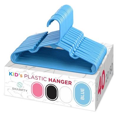 Plastic Kids Hanger, 40 Pack Kid Hangers Small Hangers 11.5inch