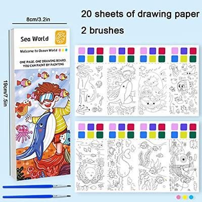 Water Coloring Books for Kids Ages 4-8,Pocket Watercolor Painting Book Kit  for Toddlers,Kids Water Color Paint Set Art Crafts,Mini Travel Water  Coloring Book,Gifts for Girls Boys - Yahoo Shopping