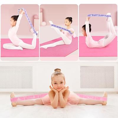  Lenwen 8 Pcs Elastic Yoga Stretching Strap 39.37 Inch