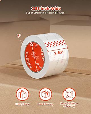 AlexHome 2 inch Heavy Duty Packing Tape for Moving,2.7 Mil,Total