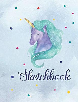 Unicorn Sketchbook For Girls: A Cute Unicorn Sketchbook for Girls