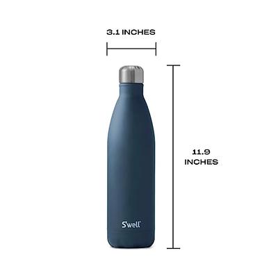S'well Vacuum Insulated Stainless Steel Water Bottle, Teakwood, 17 oz