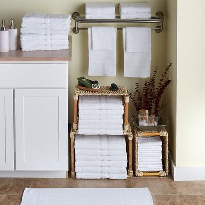 Luxury Hotel Bath Towels 27X54 Combed Cotton 17 lb