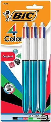 Bic 4 Color Ball Pens, Original, Medium - 3 ball pens