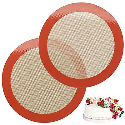 Non Stick Round Silicone Baking Mats, Reusable Heat Resistant Baking Mat, Cookie  Sheet Liners, for Cake/Bread/Pizza/Macaron/Pastry/Cookie/Bun/Pie - Yahoo  Shopping