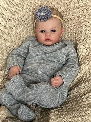 Anano Reborn Baby Girl Silicone Baby Reborn Dolls Realistic 19