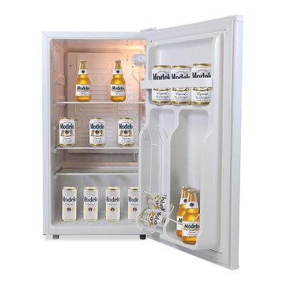 Modelo Compact Fridge w/ Bottle Opener, 3.2 cu ft (90L), White, Flat Back,  Reversible Door - Yahoo Shopping