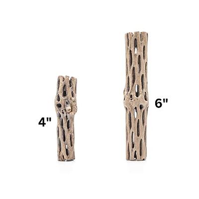 WDEFUN Natural Large Driftwood for Aquarium Decor Fish Tank Decoration, 2  Pieces 9-14 Assorted Branch for Decorations on Reptiles Tank