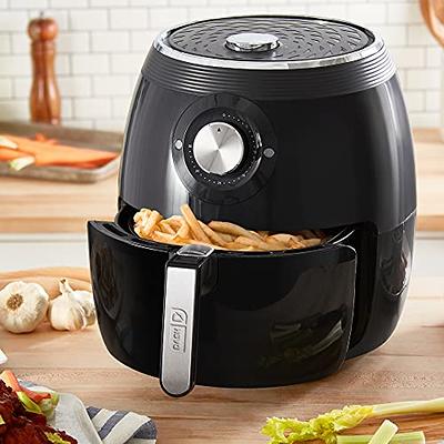 DASH 6-Quart Deluxe Air Fryer with Temp Control and Nonstick Basket