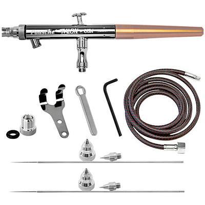 Master Airbrush Cool Runner II Dual Fan Air Compressor System Kit with  Master Elite Plus Level