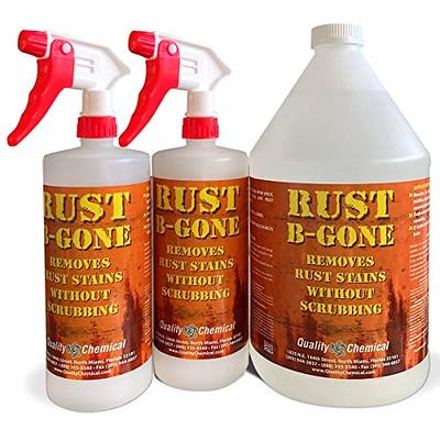 Quality Chemical's Rust-B-Gone Rust Stain Remover/Rust Reformer/Rust  Neutralizer for Metal/Metal Rust Remover/Rust Remover/Rust Inhibitor,/Rust  Converter for Removing Rust 128 oz (Combo) - Yahoo Shopping