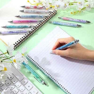 Fun Colorful Gel Pen Sets With Inspirational Quotes, Christian