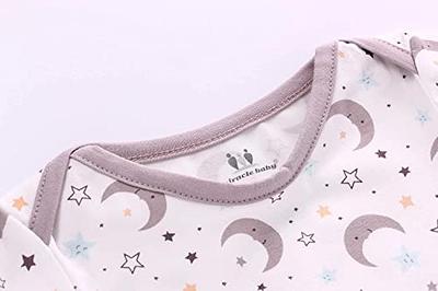 Baby Girl, Boy Knotted Infant Sleeper Gown with Headband or Hat, Baby Coming Home Outfit for Boy Girl Fall Winter 0-6 Months