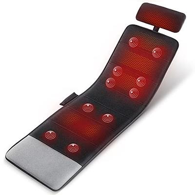 Foldable Massage Mat Full Body Massager w/ Heat & 10 Vibration Motors