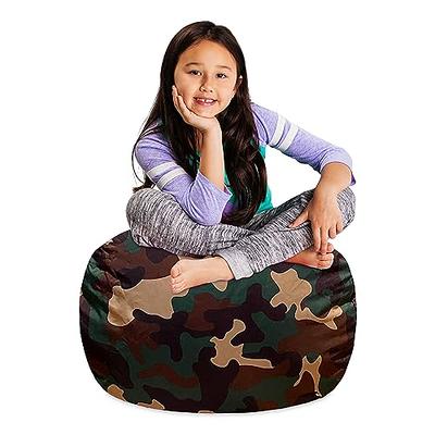 MINICAMP Large Floor Cushions for Kids - Ultra-Fluffy & Washable Children Bean  Bag Chair with Filler