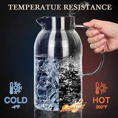 Source Heat Resistant Borosilicate Hot Water Glass Water Pitcher Water Jug  With Handle on m.