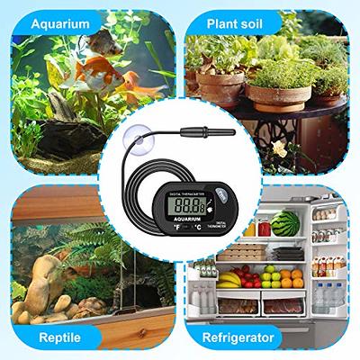 AQUANEAT 1 Pack Aquarium Thermometer, Reptile Thermometer, Fish