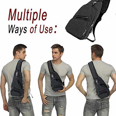 Waterfly Crossbody Sling Bag Travel Hiking Bag Daypack in Denim